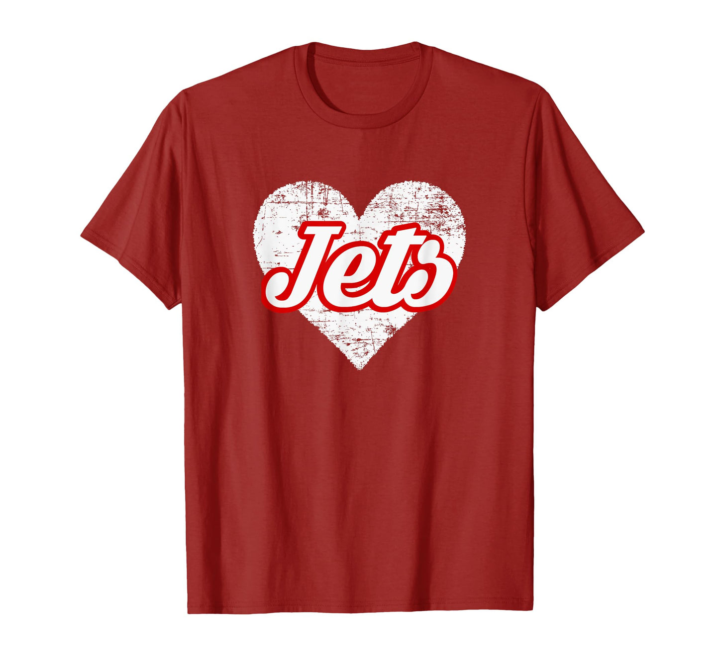 Adams Central Jets Over Heart T-Shirt