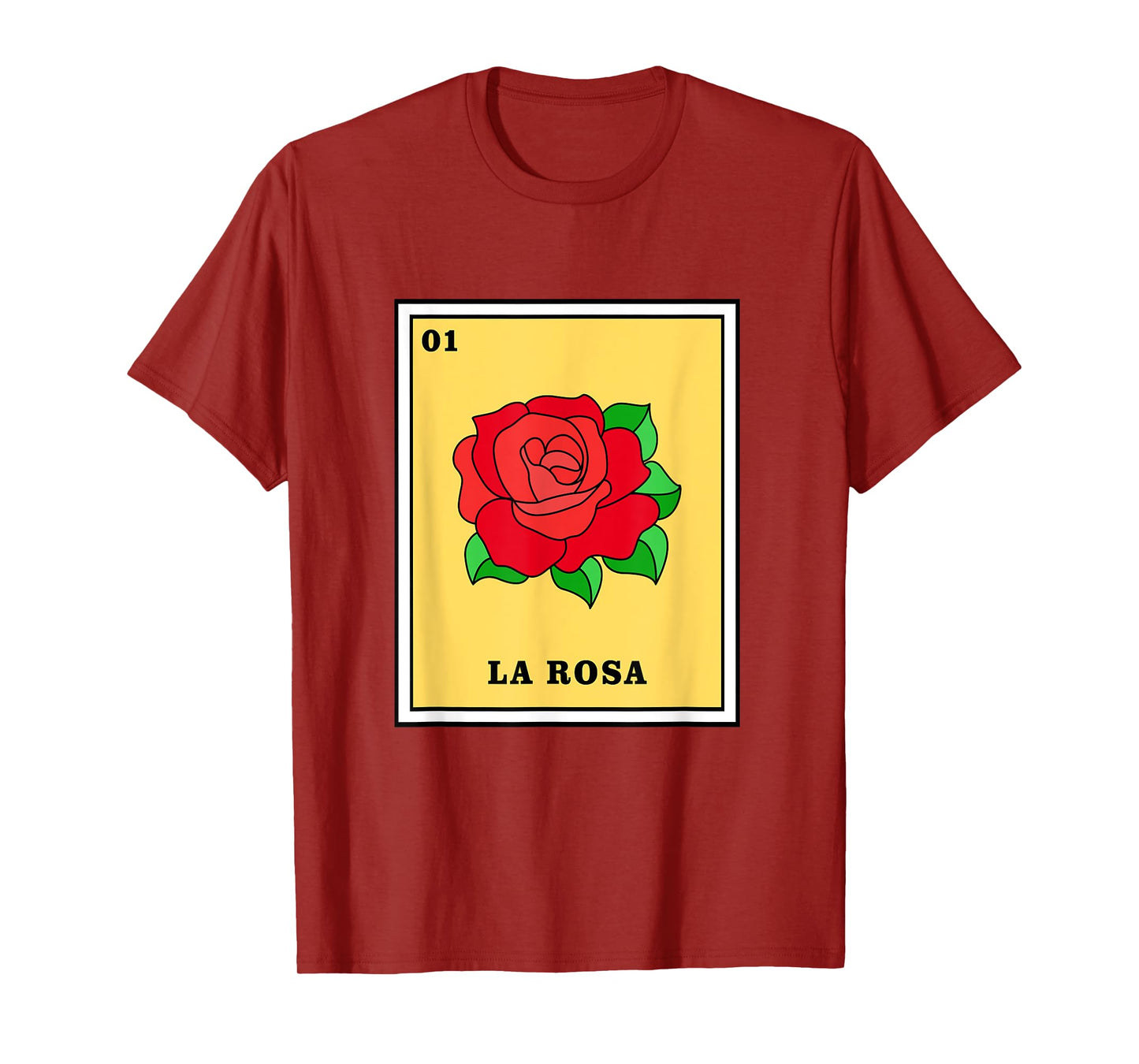 Womens Mexican Lottery Game La Rosa T-Shirt