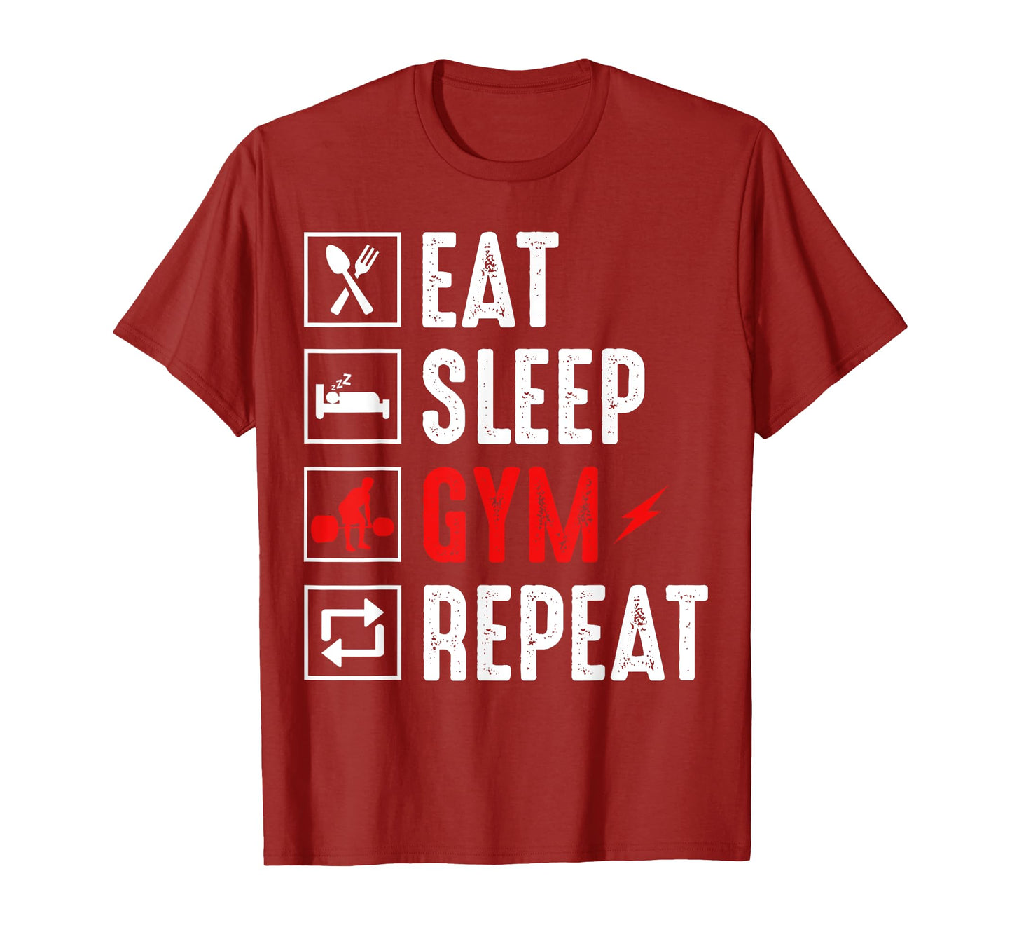 Funny Gym Workout Fitness Bodybuilding Sports Weightlifters T-Shirt