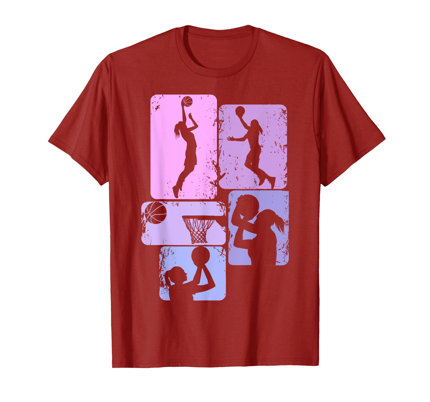 Basketball Girl Women Girls Kids T-Shirt