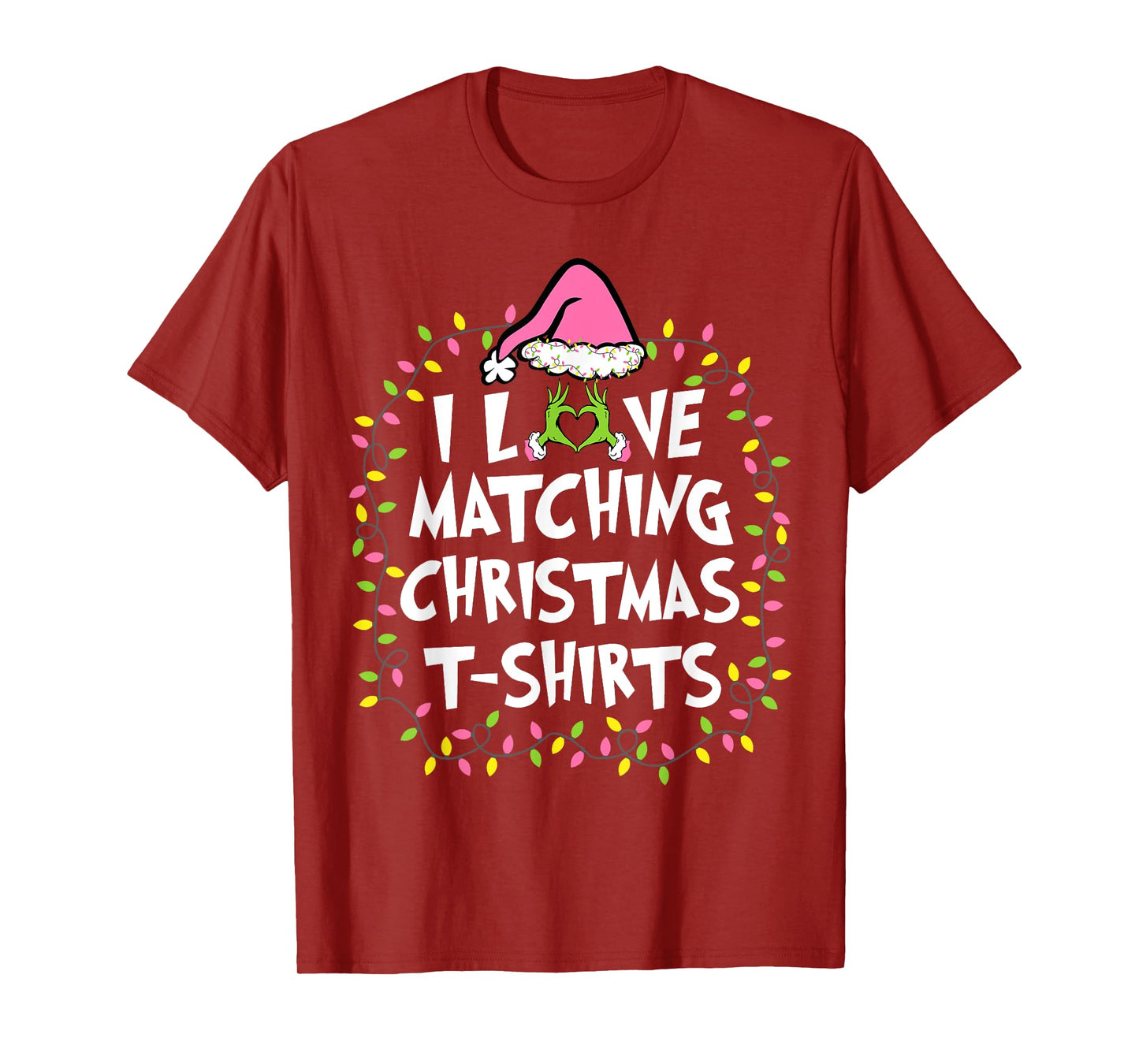 I Love Matching Christmas T-Shirts But I Don't Couples Xmas T-Shirt