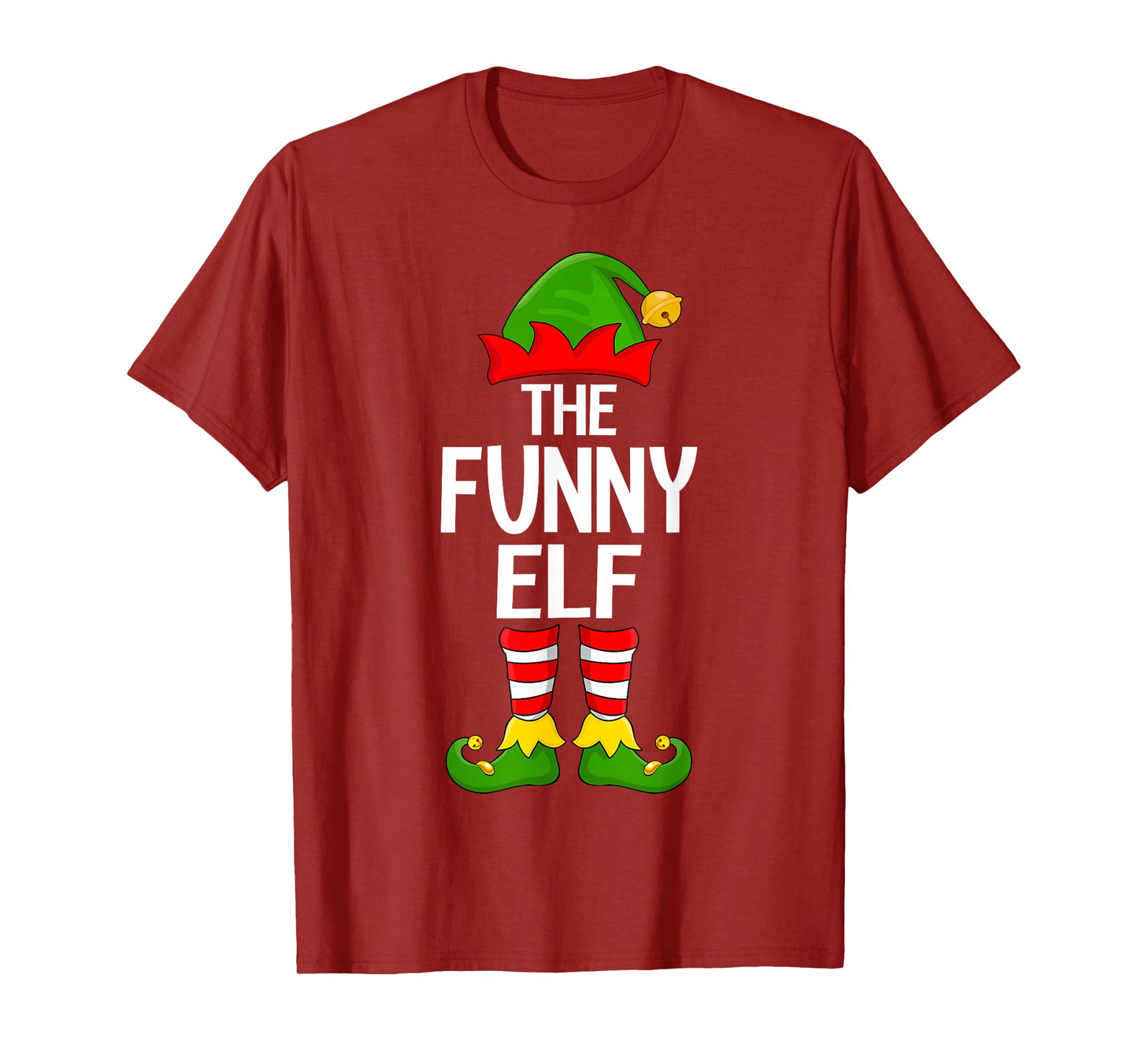 Funny Elf Xmas Matching Family Elf Squad Christmas T-Shirt