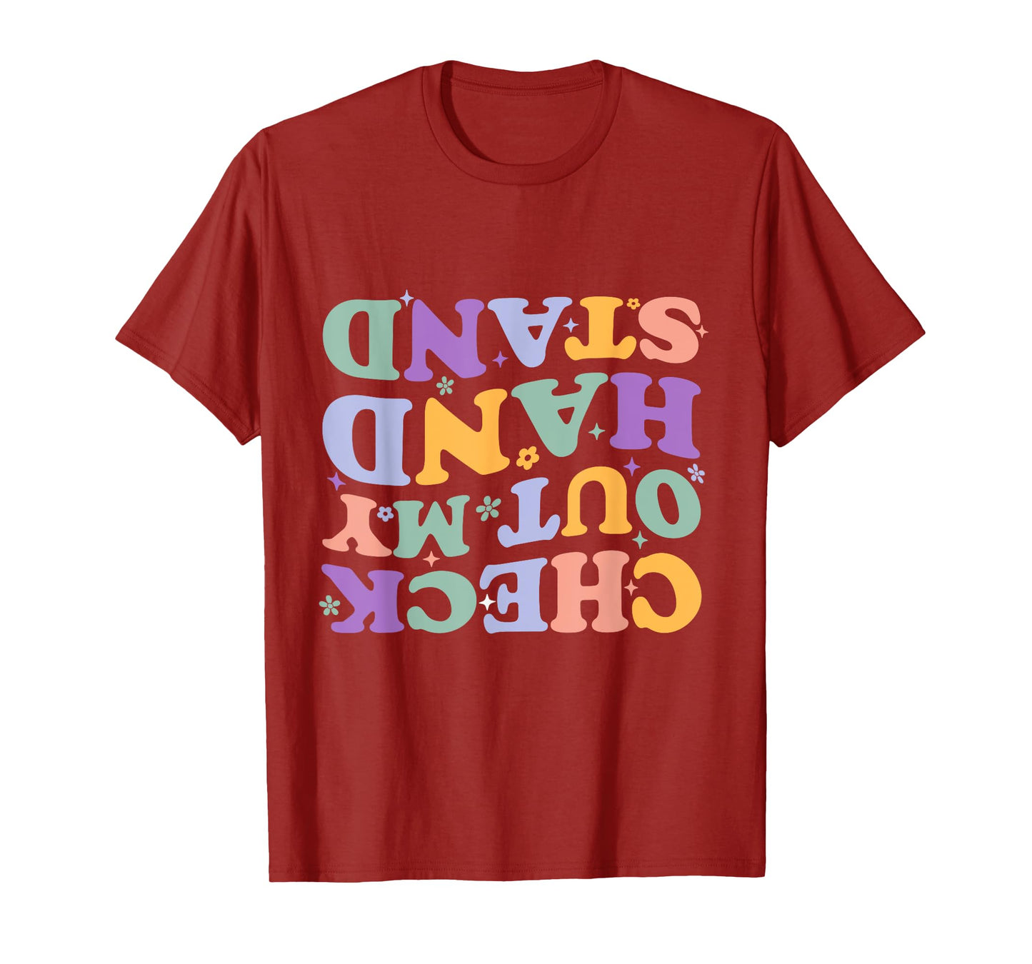 Check Out My Handstand Funny Gymnastics Lovers Girls T-Shirt