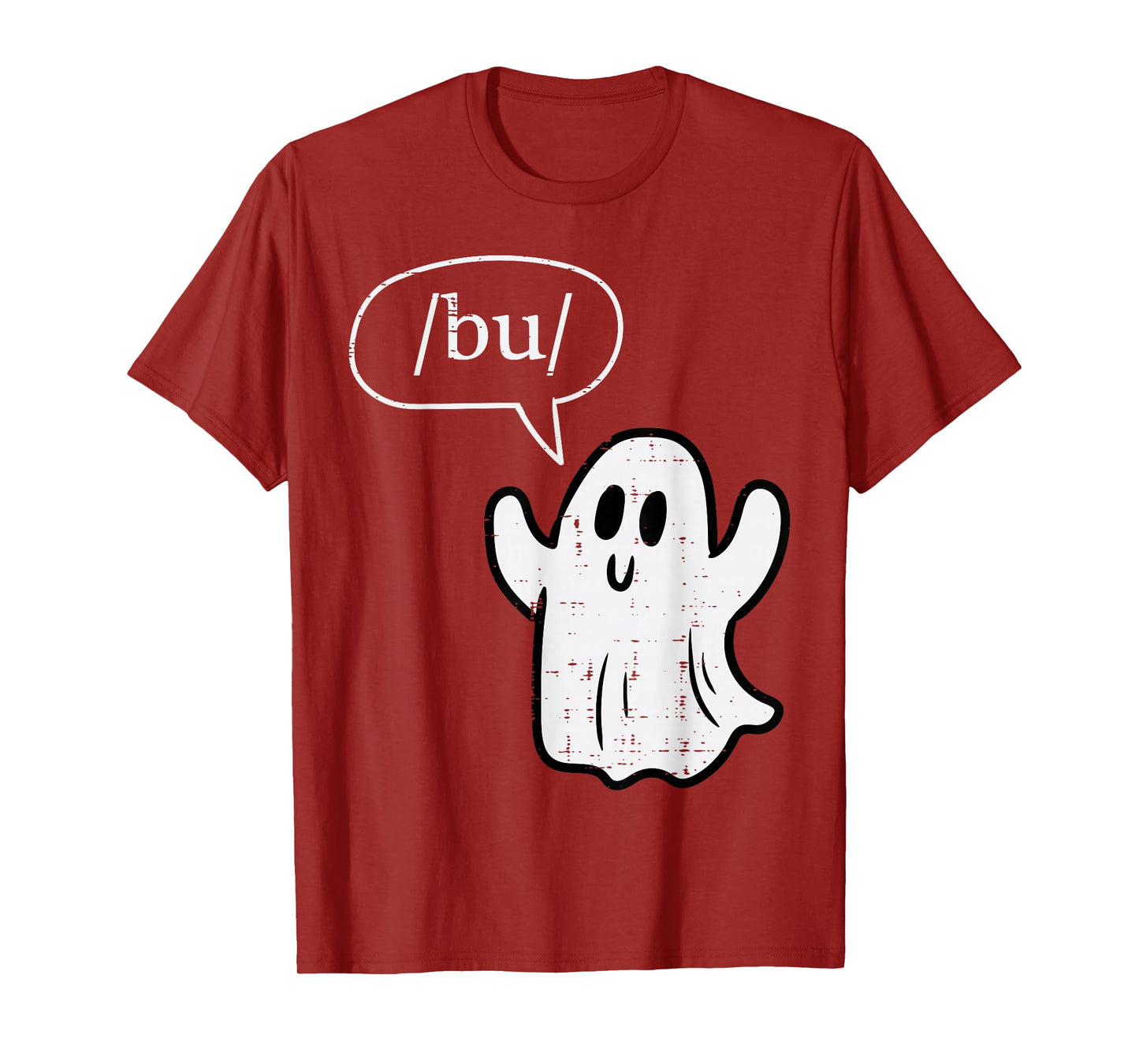 Halloween Speech Therapy Ghost Bu Boo SLP Costume Men Women T-Shirt