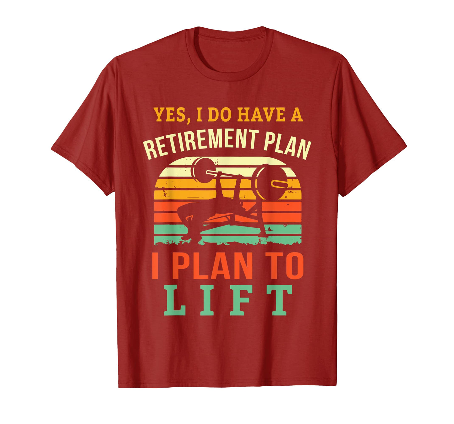 Funny Retirement Retiring Bodybuilder Retired Weight Lifting T-Shirt