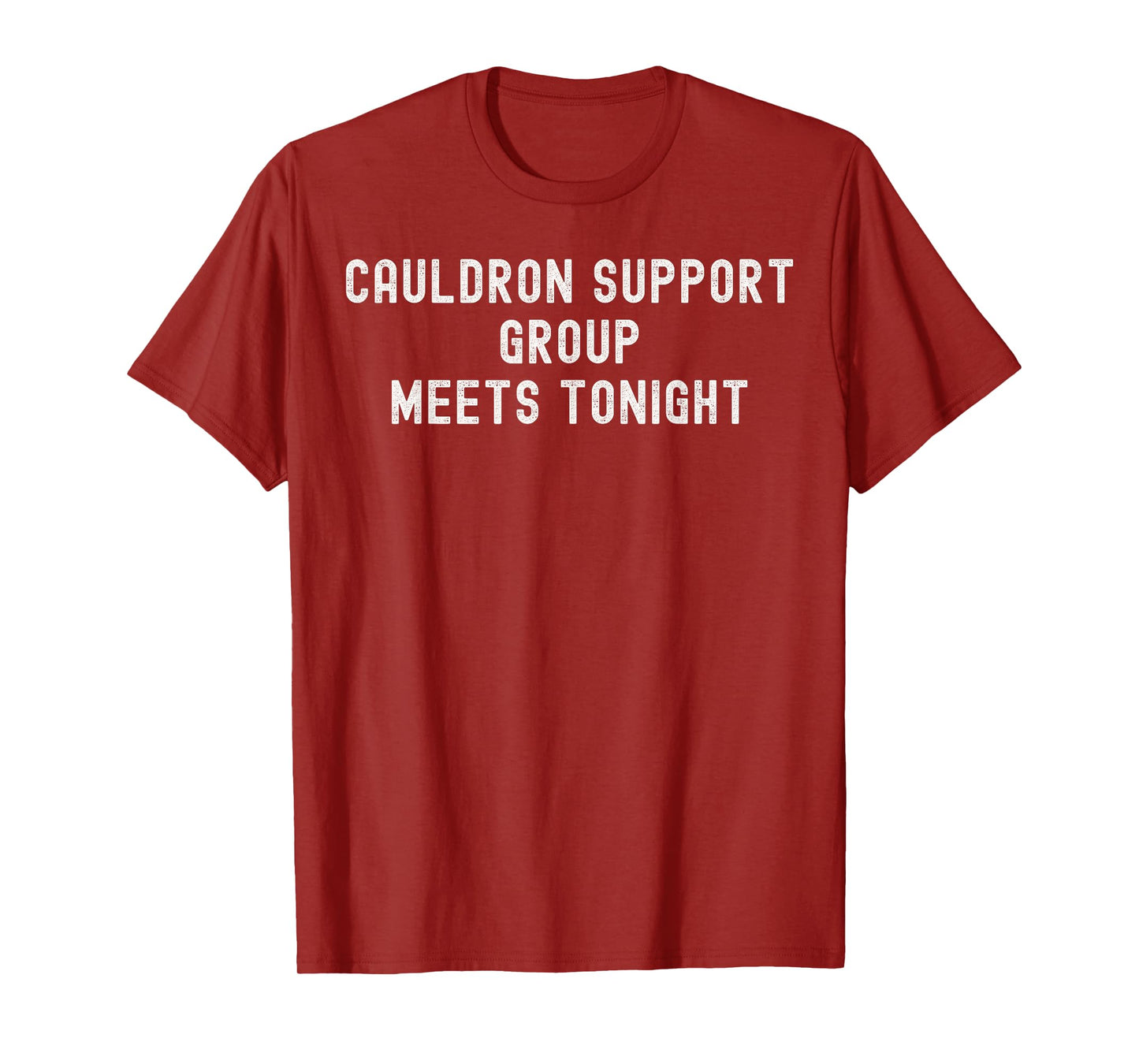 Cauldron Support Group Meets Tonight Funny Halloween Costume T-Shirt