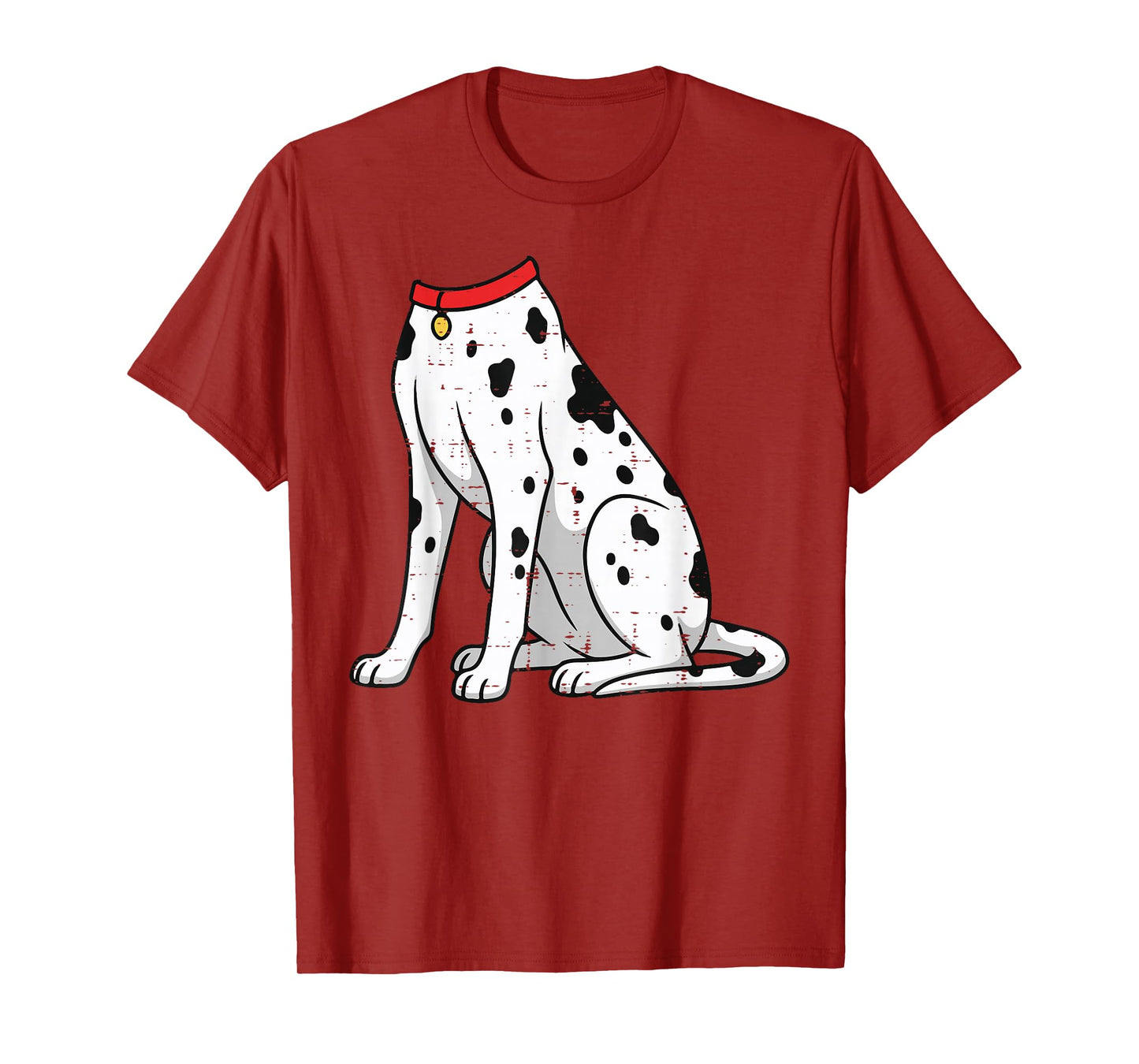Halloween Dalmatian Dog Funny Lazy Costume Men Women Kids T-Shirt