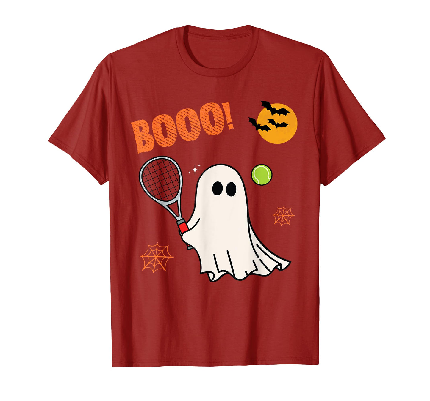 Vintage Halloween Skeleton Tennis Funny Spooky Costume T-Shirt