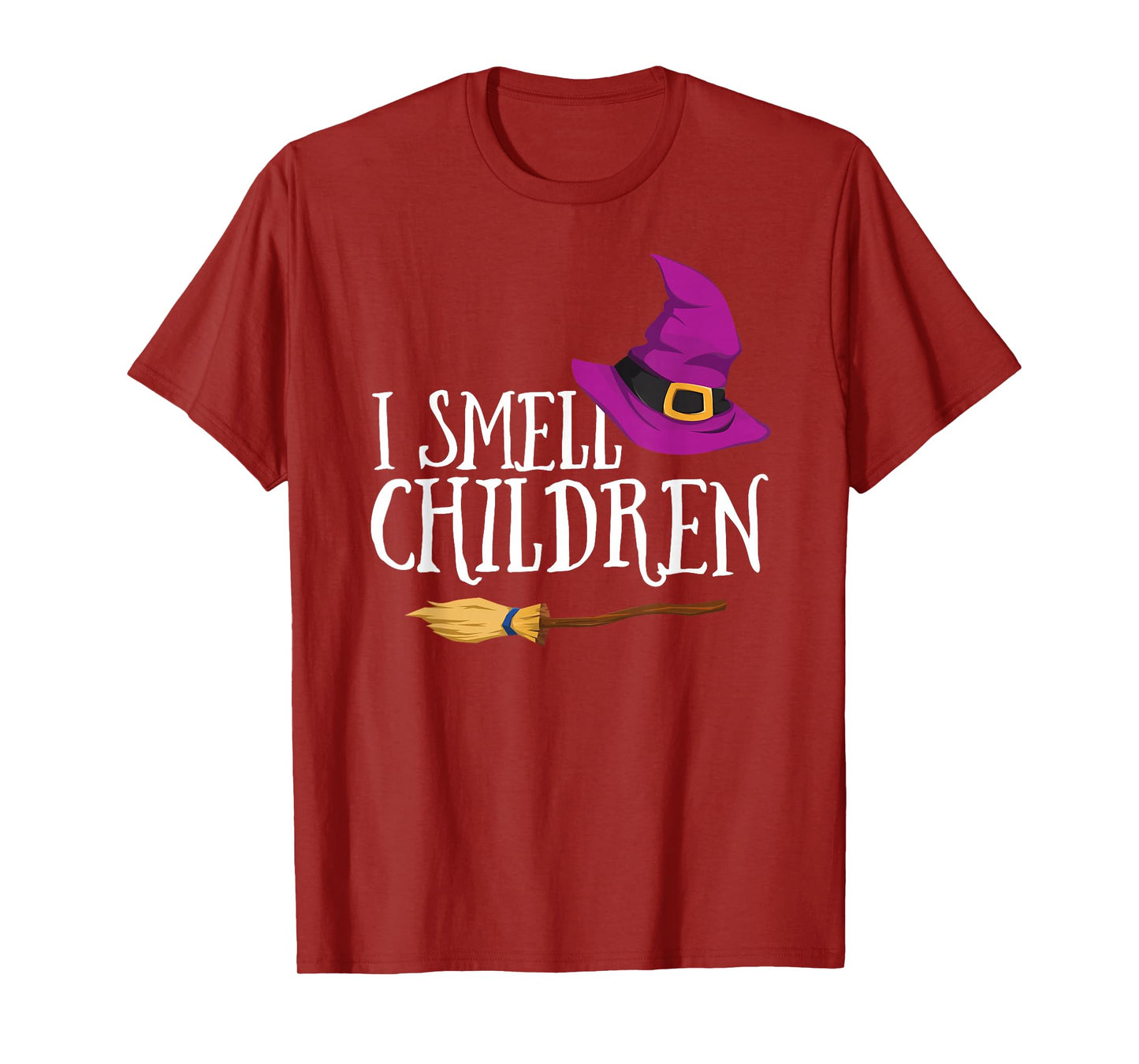 I Smell Children Teacher Halloween Witch Fall Easy Costume T-Shirt
