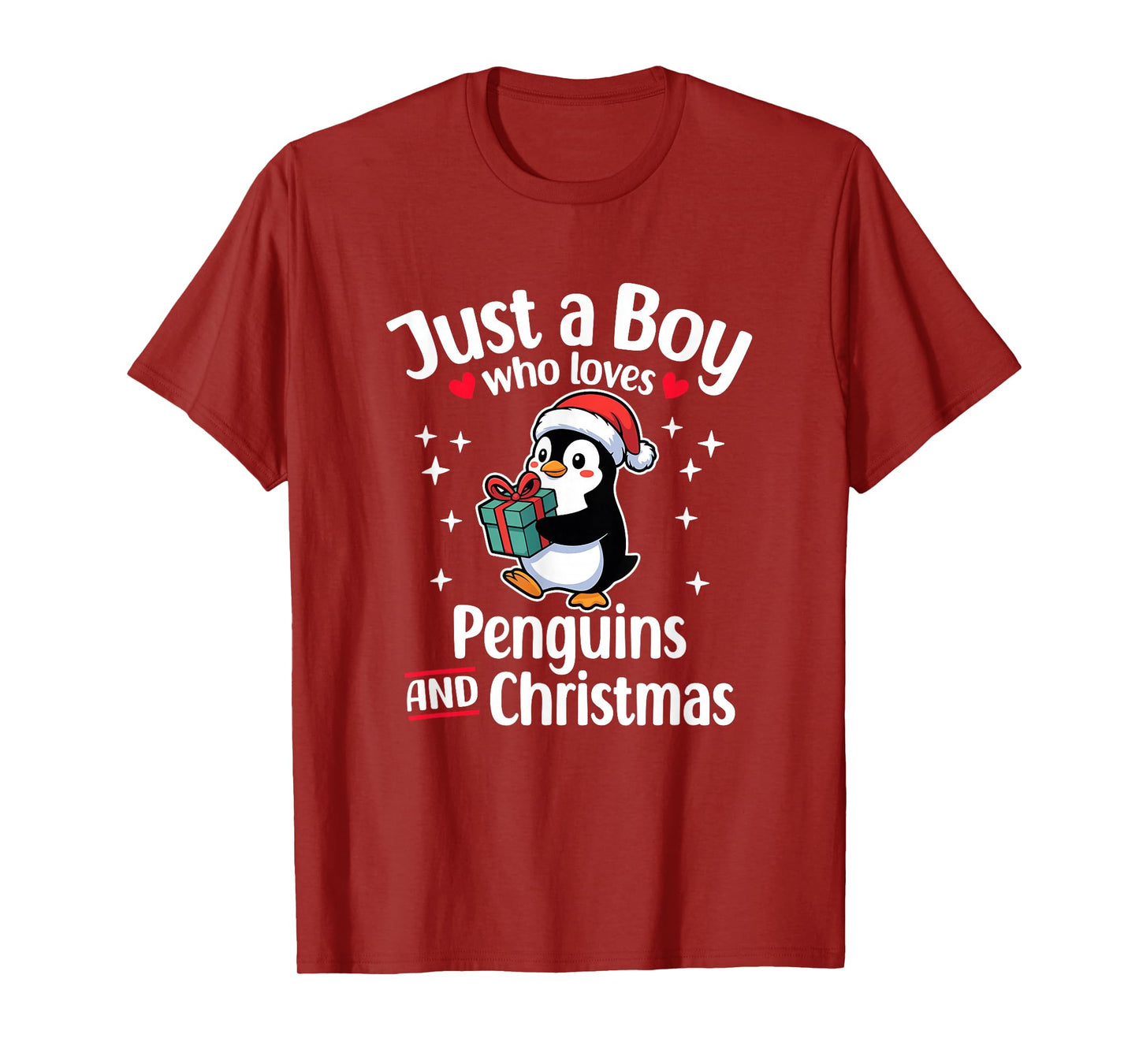 Just a Boy Who Loves Penguins Hot Cocoa T-Shirt