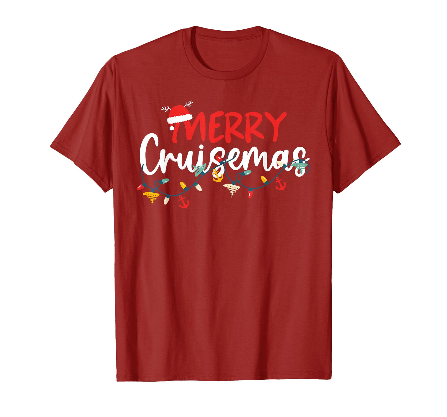 Merry Cruisemas Christmas Xmas Cruise Family Pajamas Holiday T-Shirt