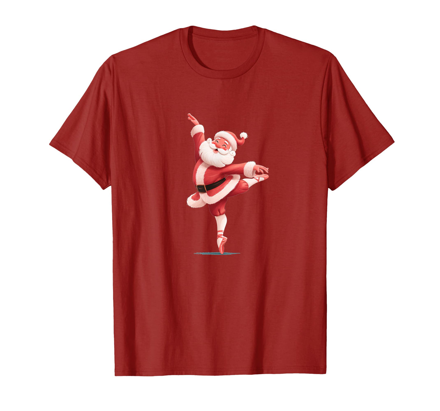 Ballerina with Tutu in Christmas Style for Adults and Kids T-Shirt