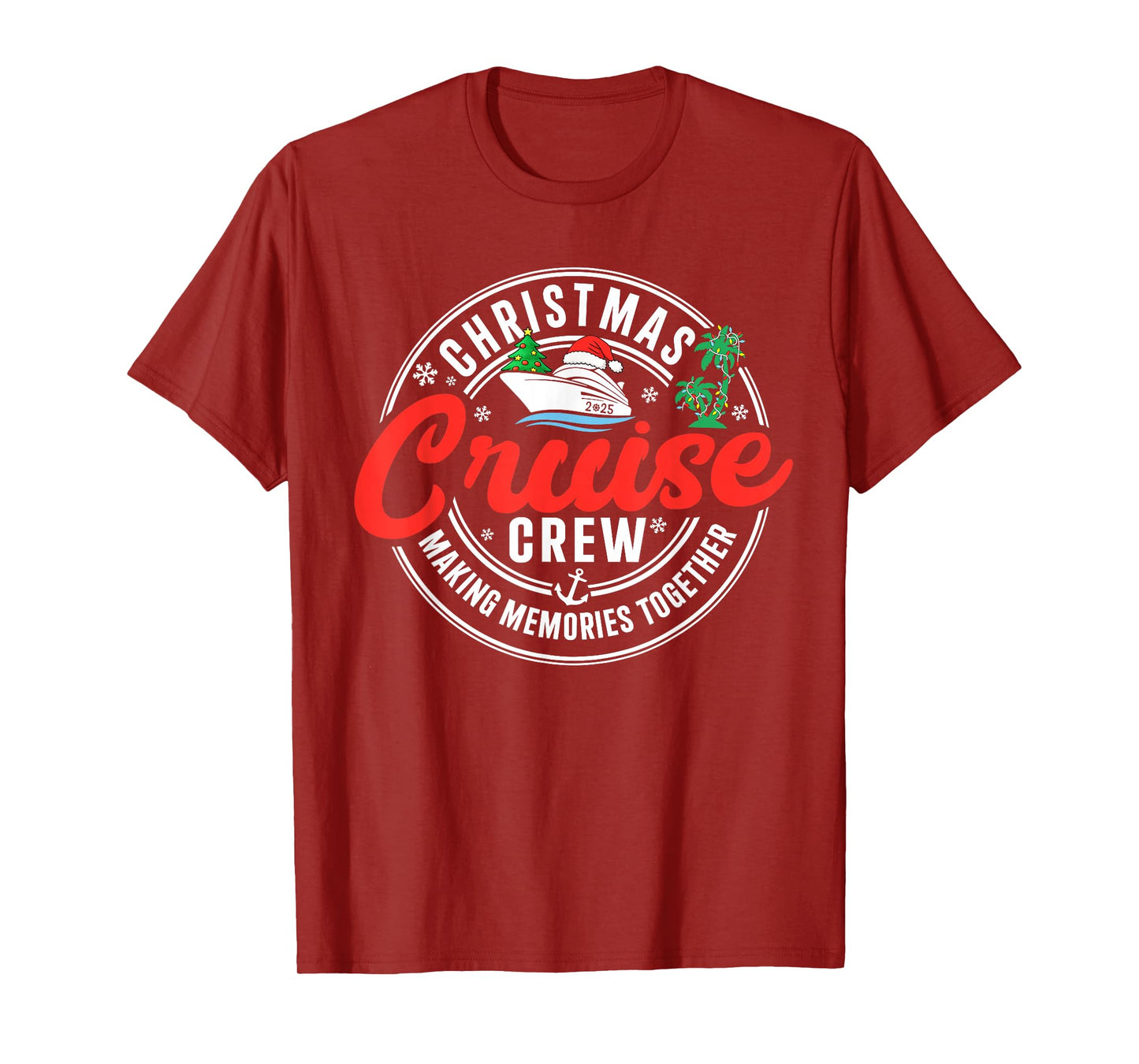 Christmas Cruise Crew Making Memories Together Family Pajama T-Shirt