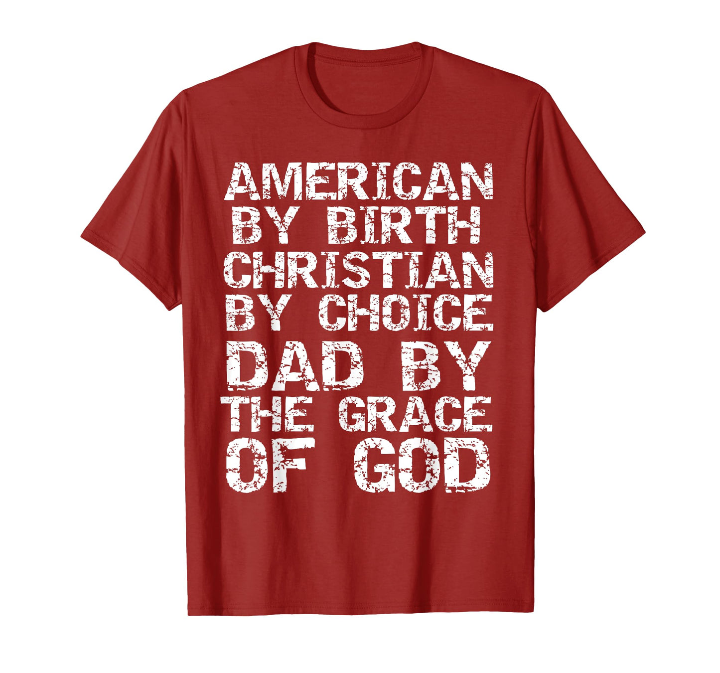 Christian Father's Day Gift for Men from Son Dad Faith Quote T-Shirt