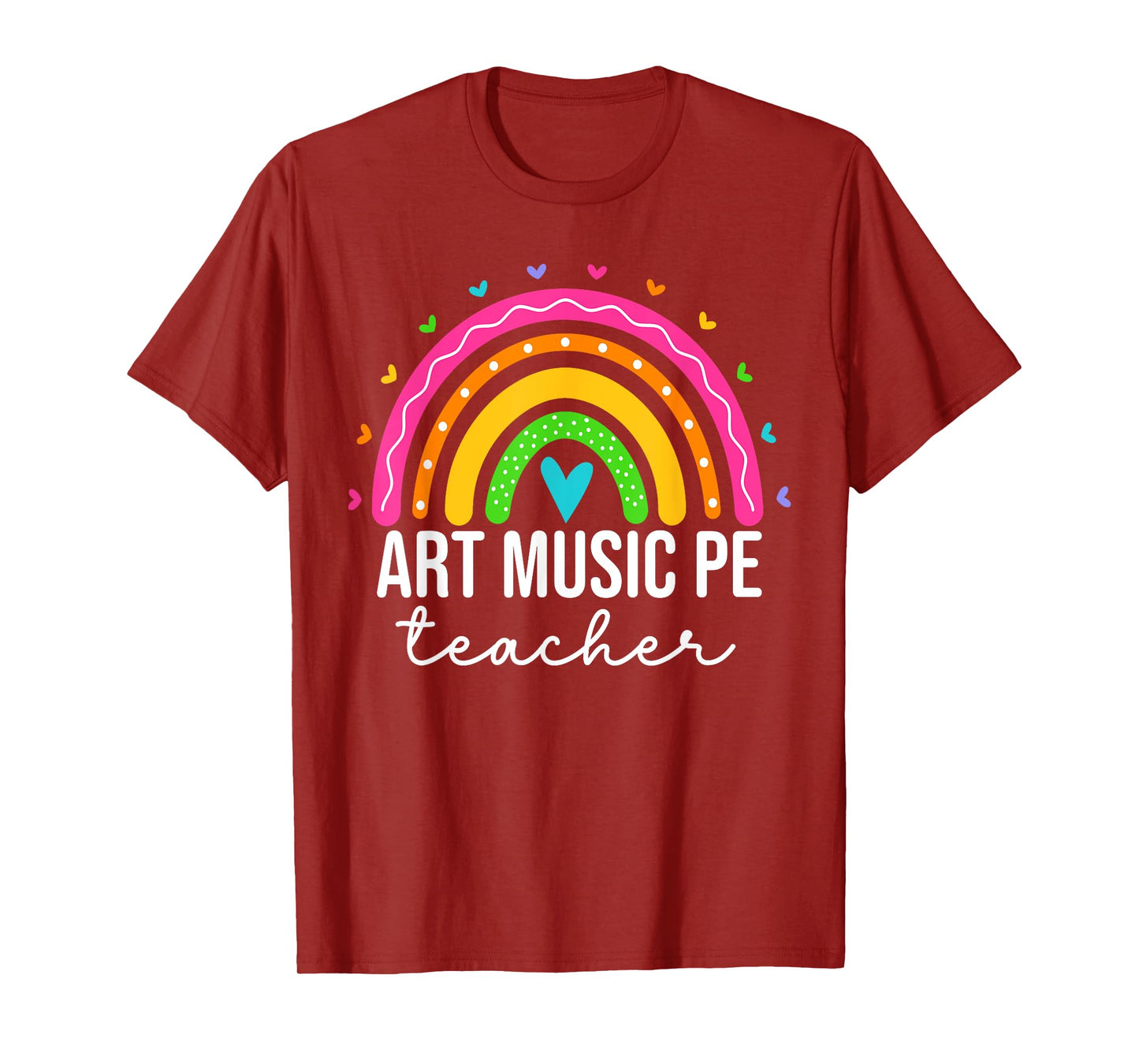 Art Music PE Teacher Physical Education For Women Phys Ed T-Shirt
