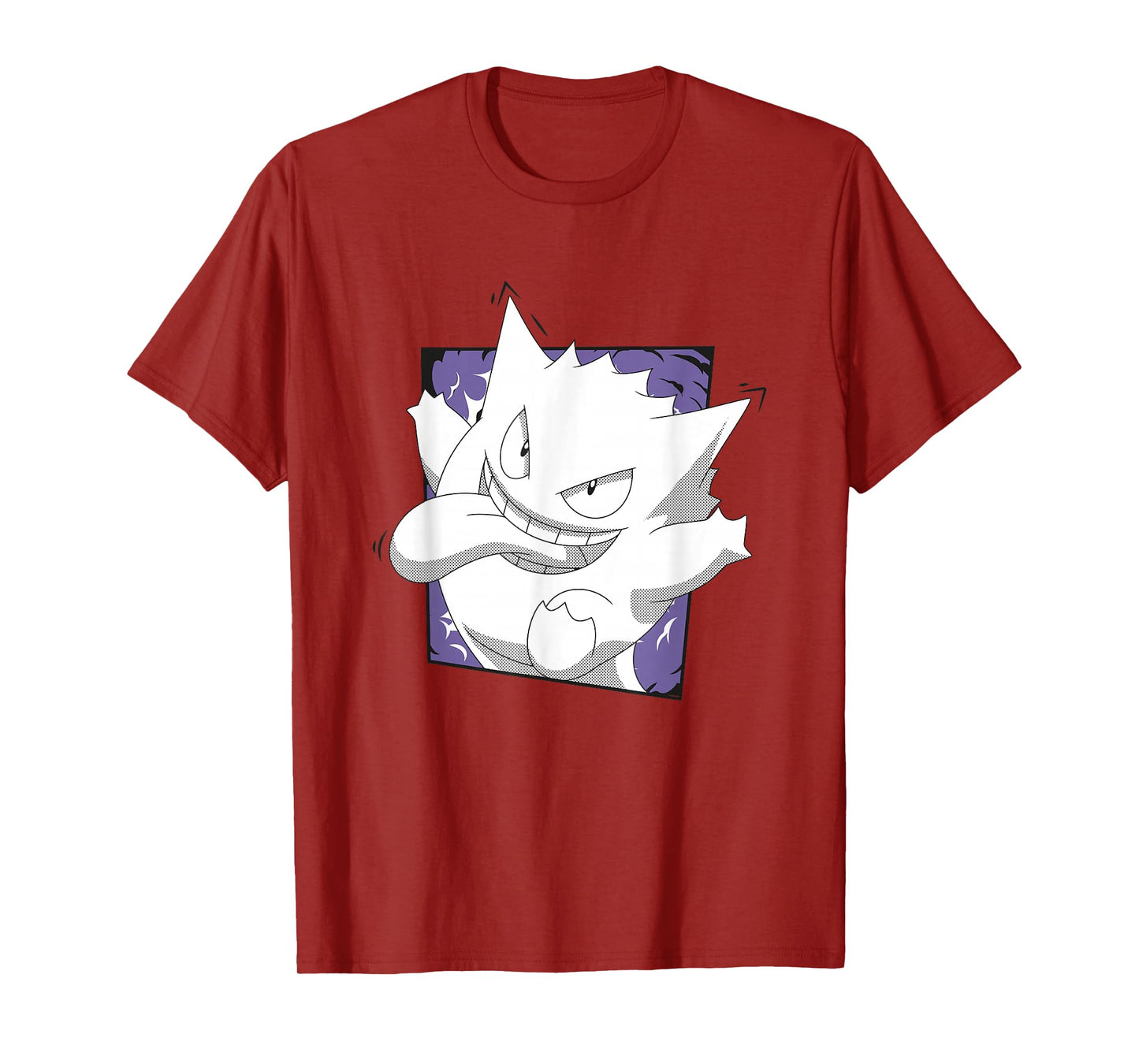 Pokémon Gengar Mischievous Face Tongue Out Vintage T-Shirt