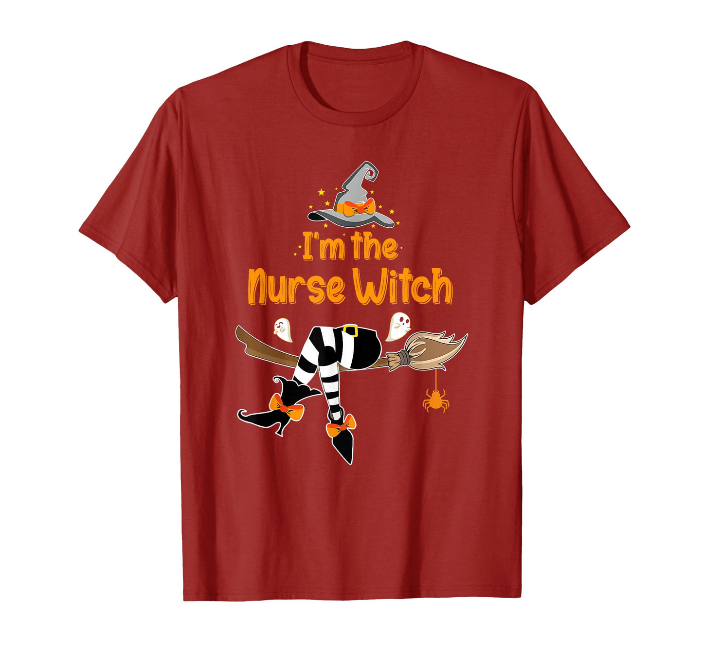 I'm Nurse Witch Riding Boom Funny Halloween Nurse Costume T-Shirt
