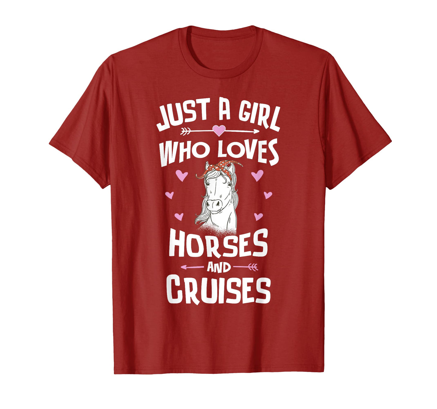 Horses And Cruises Gifts for Girls Women T-Shirt
