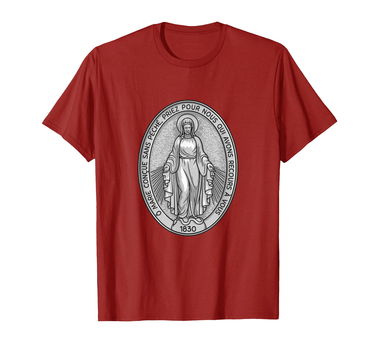 Miraculous Medal Marian Our Lady Catholic T-Shirt