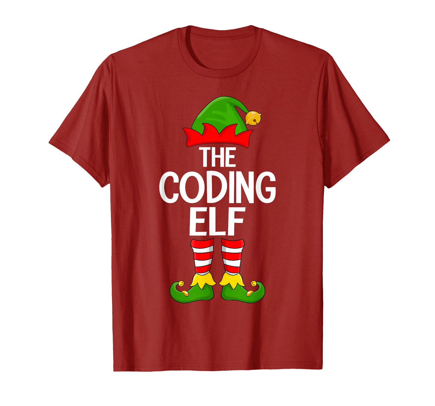 Coding Elf Xmas Matching Family Elf Squad Christmas T-Shirt