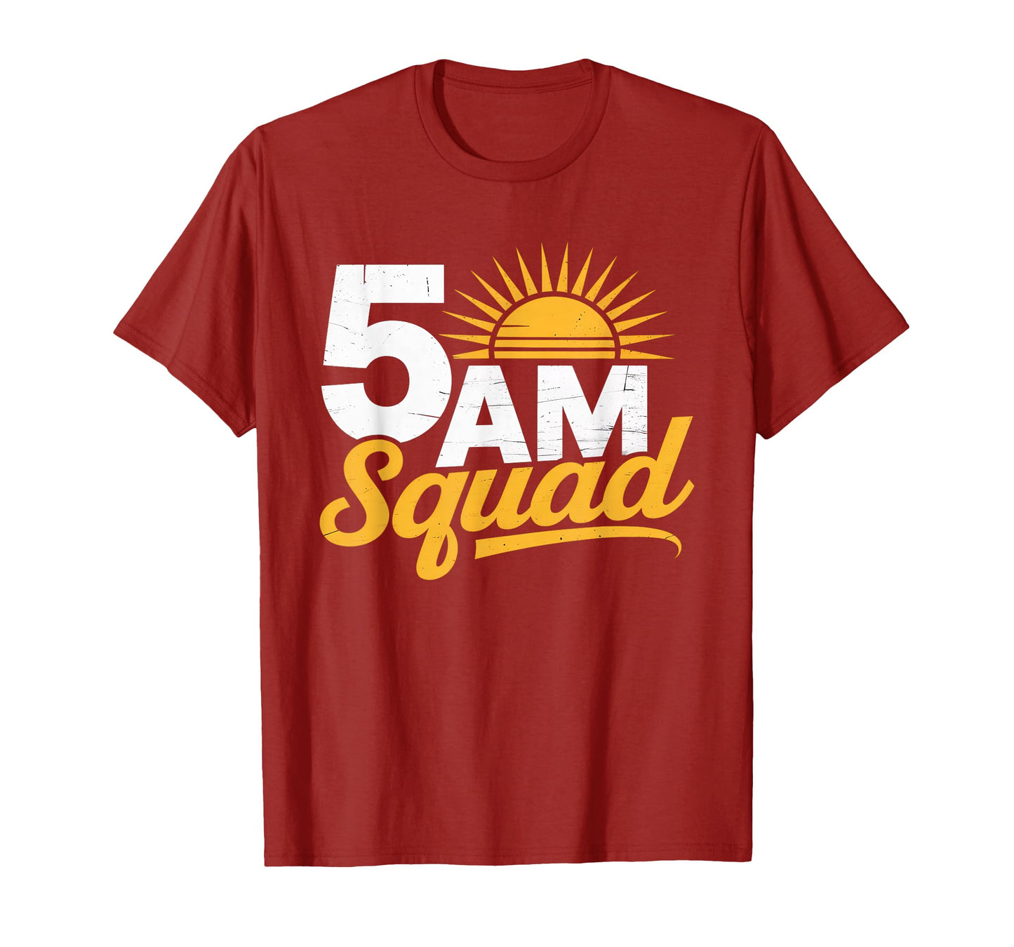 5AM Squad Workout Gym Vintage Motivation Fitness Matching T-Shirt