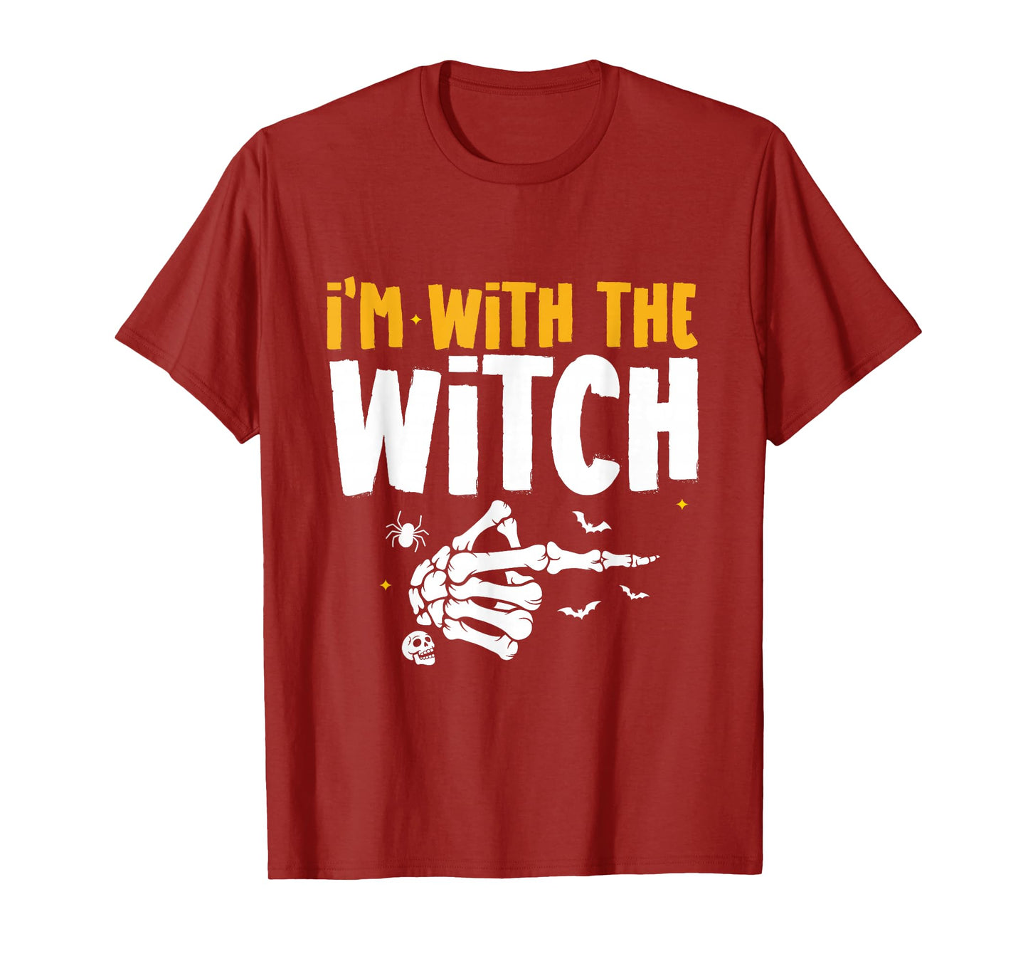 I'm with The Witch Funny Halloween Costume T-Shirt