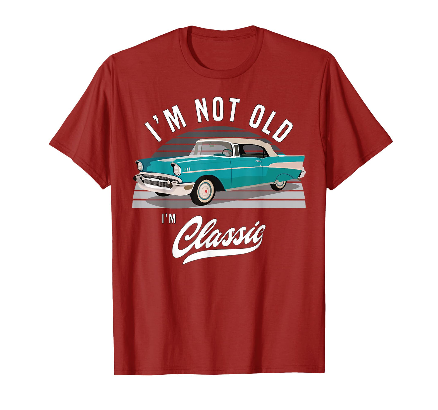 1957 57 chevys truck vintage bel air cars blue T-Shirt