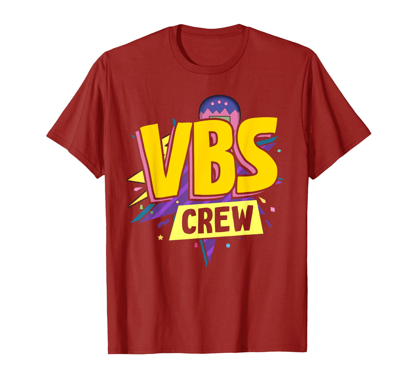 VBS Crew Vacation Bible VBS Teacher Groovy Christian School T-Shirt for Men Women Kids