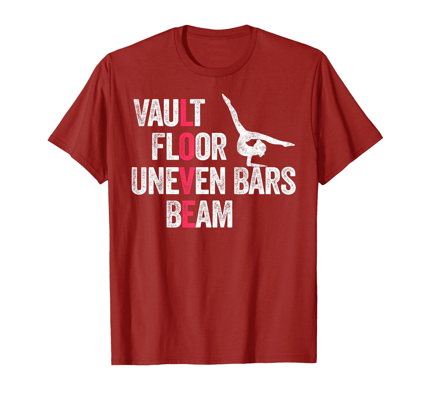 Vault Floor Uneven Bars Beam T-Shirt Gymnastics Gymnast Gift T-Shirt