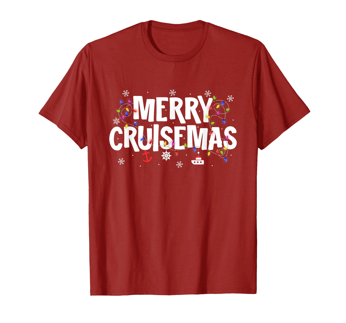 Merry Cruisemas Cruise Ship Family Cruising Christmas T-Shirt