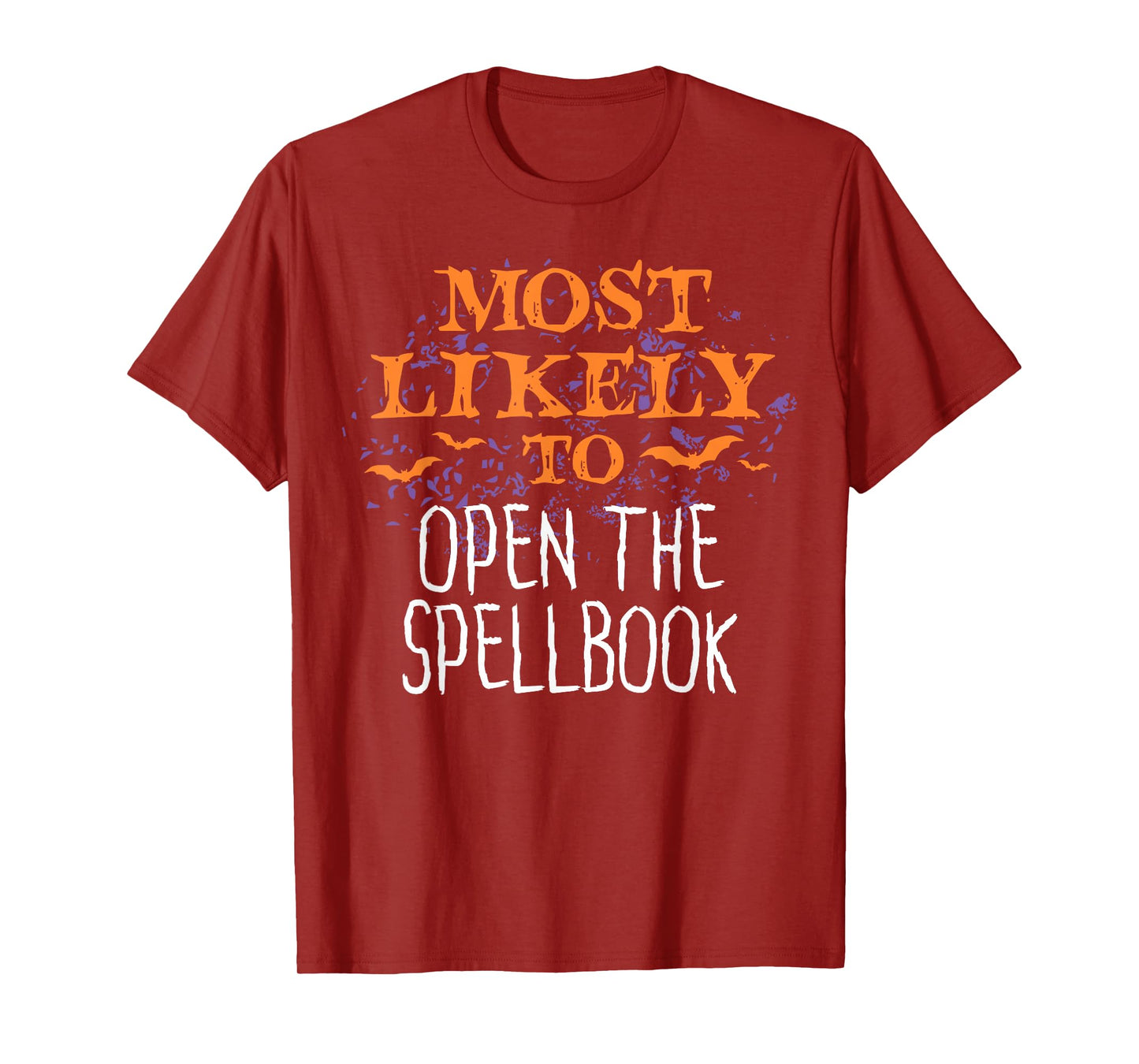 Most Likely To Halloween Open The Spellbook T-Shirt