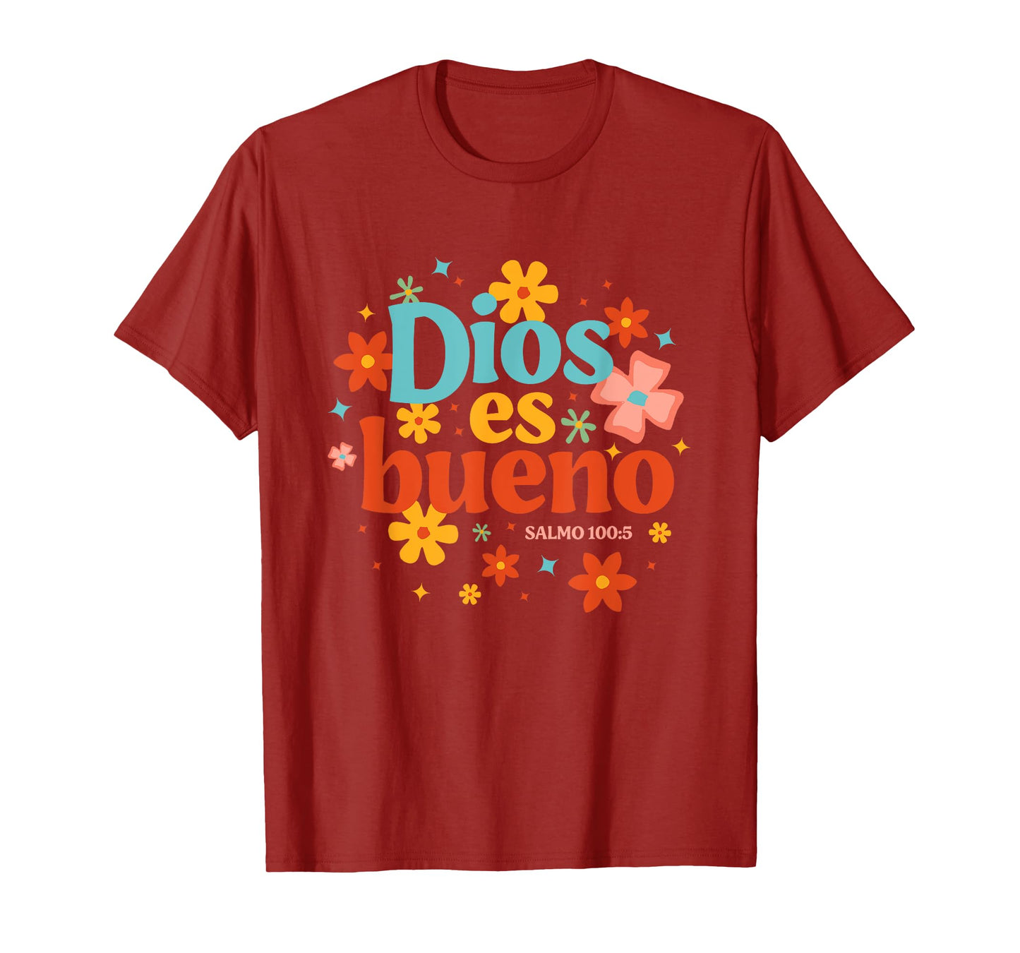 Dios Es Bueno Spanish Christian Jesus God Bible Religious T-Shirt