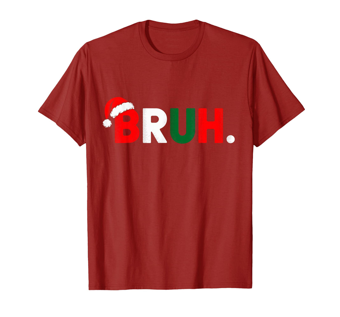 Bruh Funny Christmas for Men Teens Boys Kids Xmas Pajamas T-Shirt