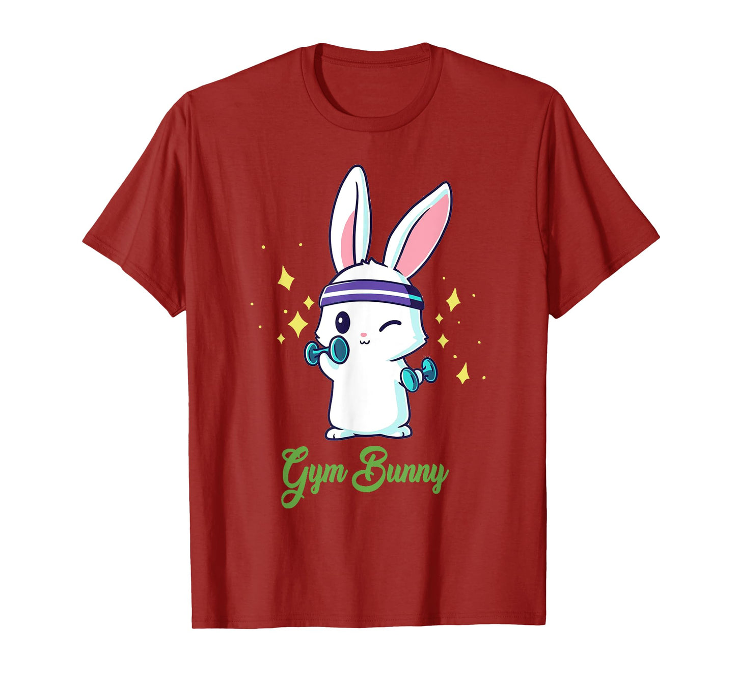 Gym Bunny Unisex Fitness Rabbit Lover Gym Workout T-Shirt T-Shirt