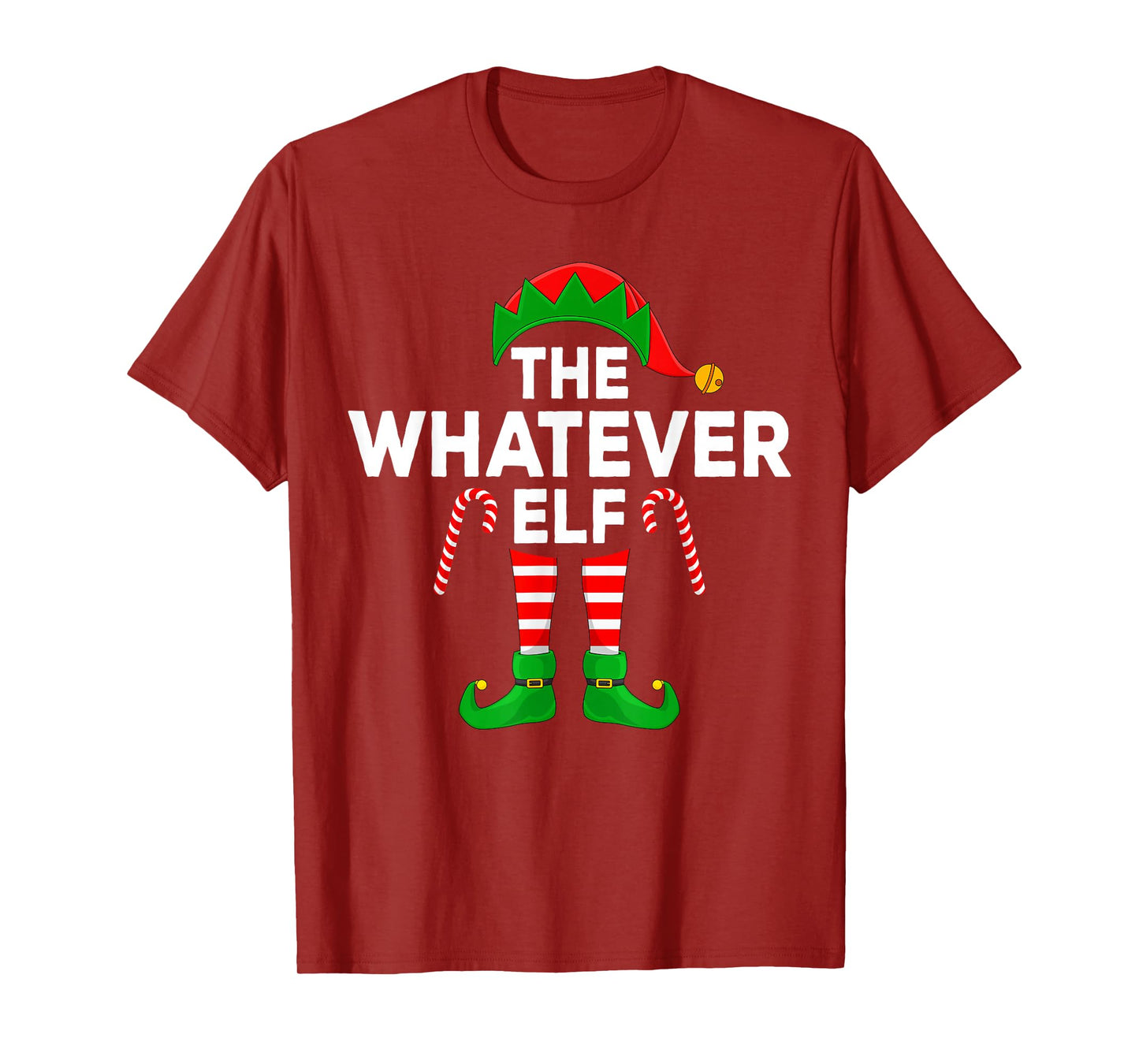 The Whatever Elf Xmas Matching Family Elf Christmas T-Shirt