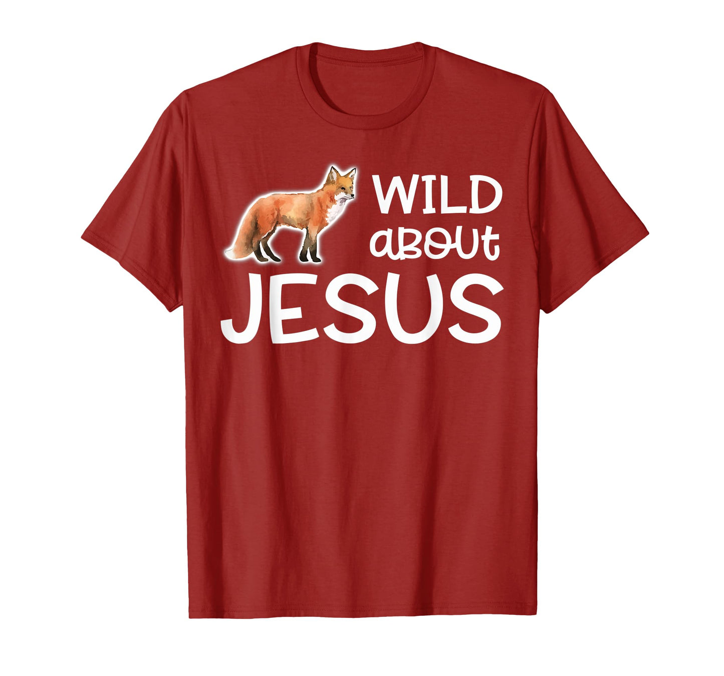 Wild About Jesus Shirt VBS Sunday School Teacher Pastor Fox Men Women Kids T-Shirt