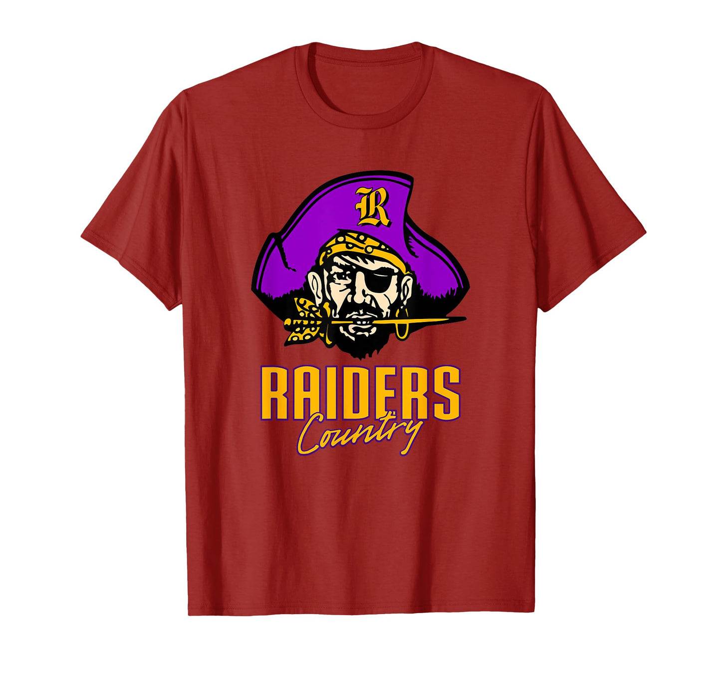 Reynoldsburg Raiders Logo Country HS T-Shirt