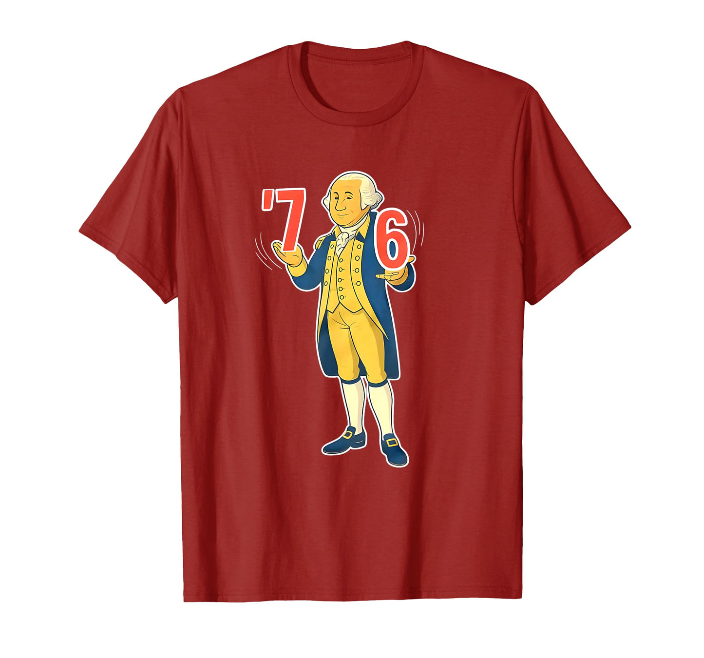 6-7 7-6 George Washington Shirt Six Seven American Design T-Shirt