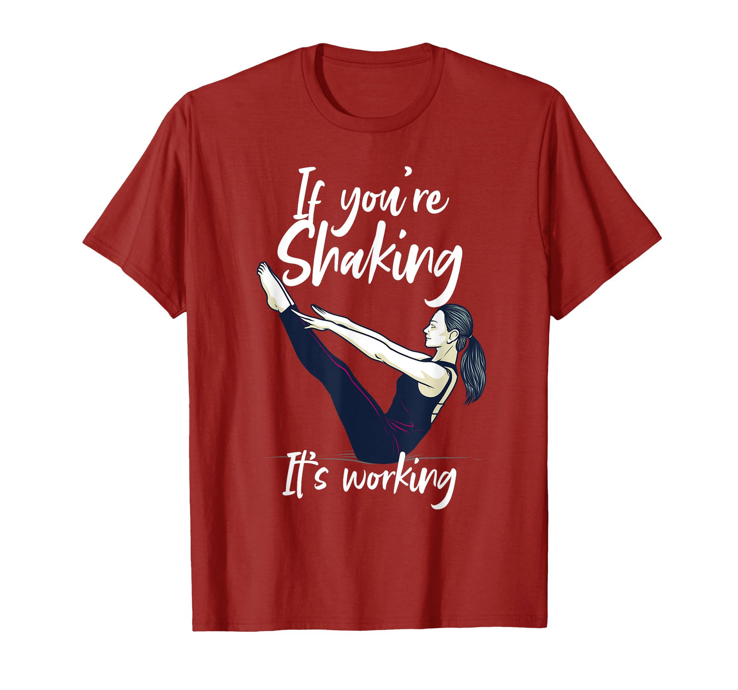 Funny Pilates For Women Men Gym Fitness Instructor Workout T-Shirt