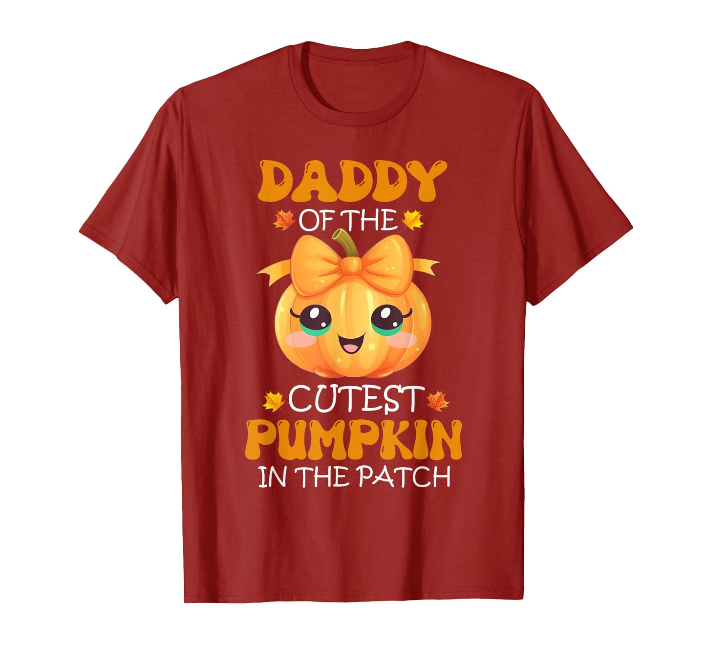Daddy Of The Cutest Pumpkin In The Patch Halloween T-Shirt