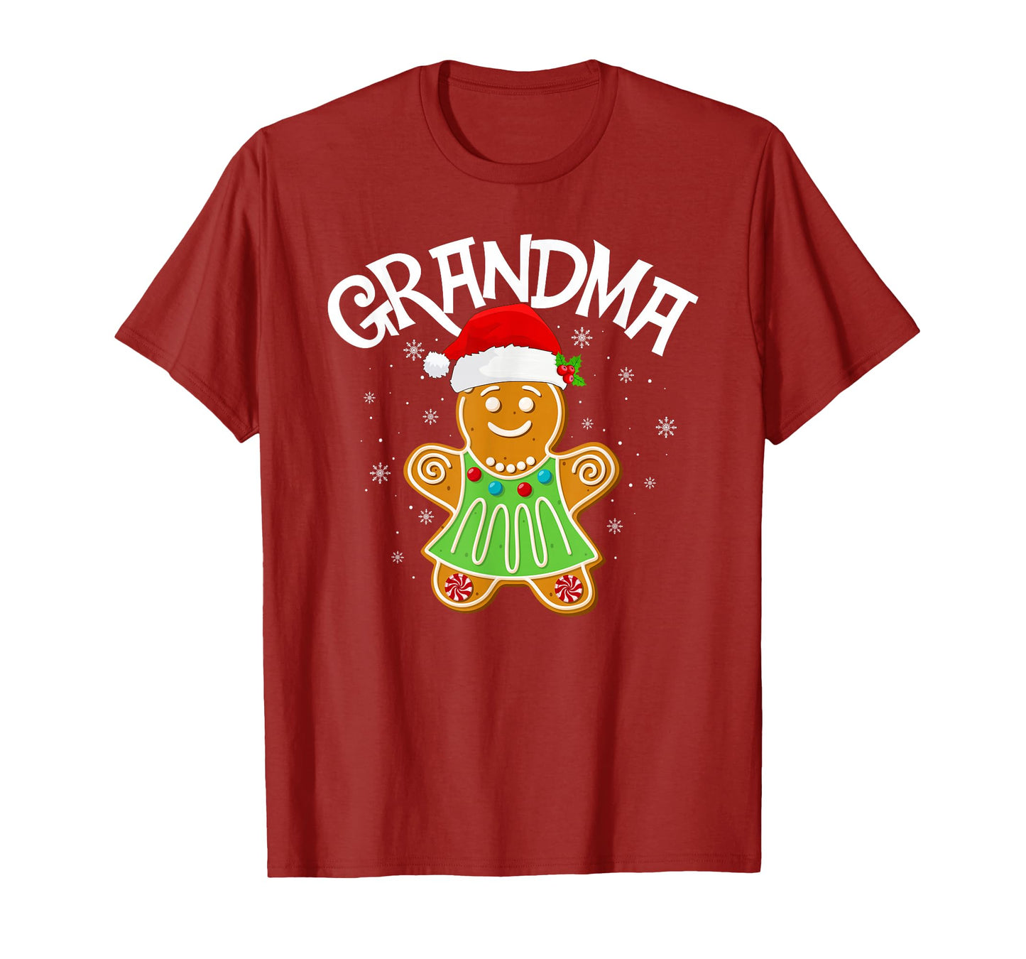 Cookie Baking Matching Family Gingerbread Grandma Christmas T-Shirt
