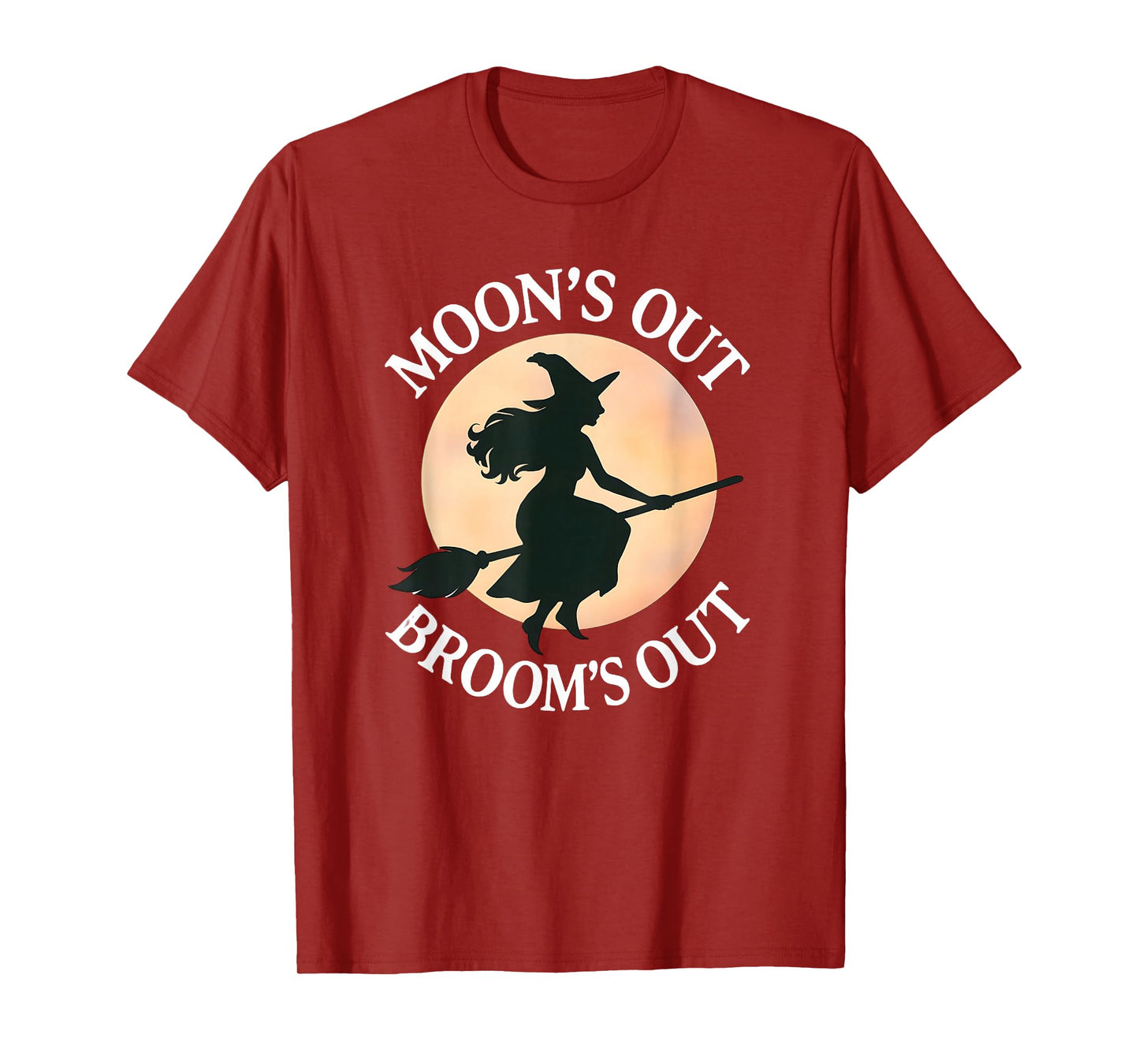 Halloween, Funny Witch Pun, Moon's Out Broom's Out T-Shirt