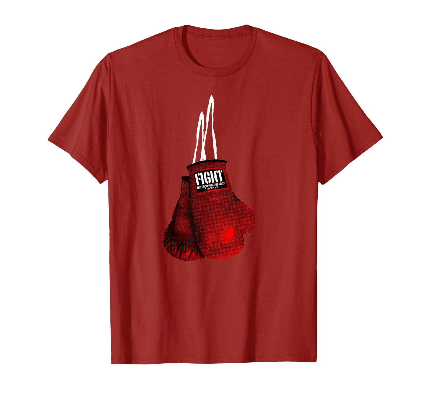 Fight the good of Faith Christian T-Shirt Christian Boxing T-Shirt