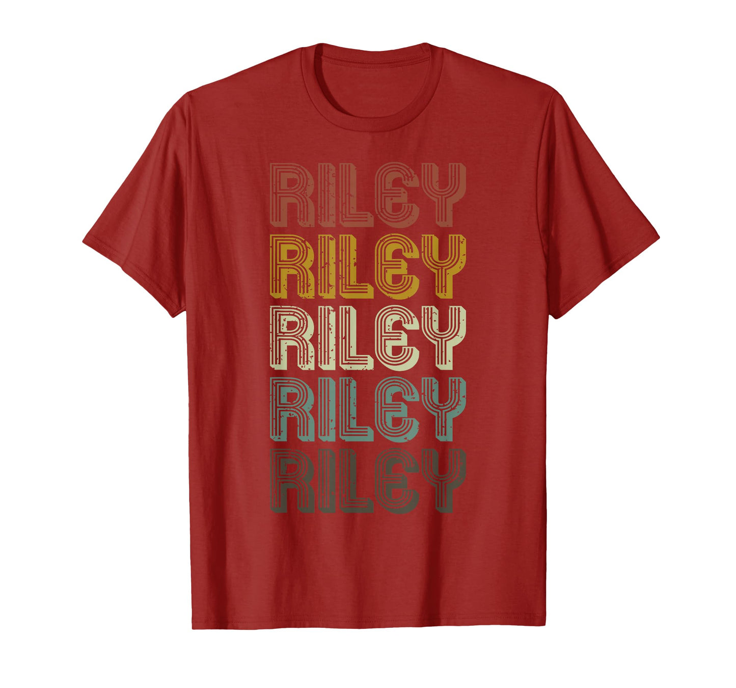Retro Riley First Name Personalized Riley Groovy Vintage T-Shirt