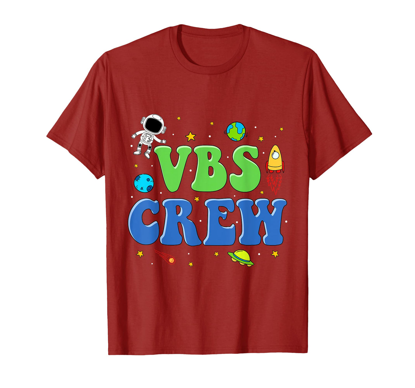 VBS Crew Vacation Bible School Space Astronaut Kids 2023 T-Shirt