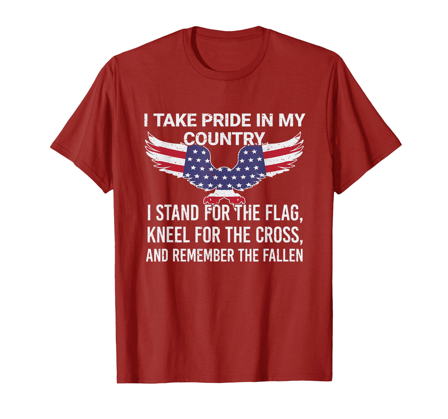 I take pride in my country Veteran Patriot America T-Shirt