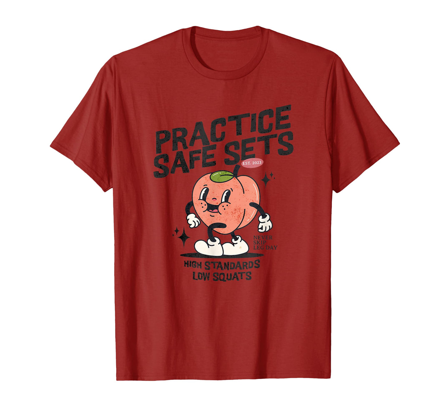 Practice Safe Sets Funny Gym and Fitness Gym Lover T-Shirt