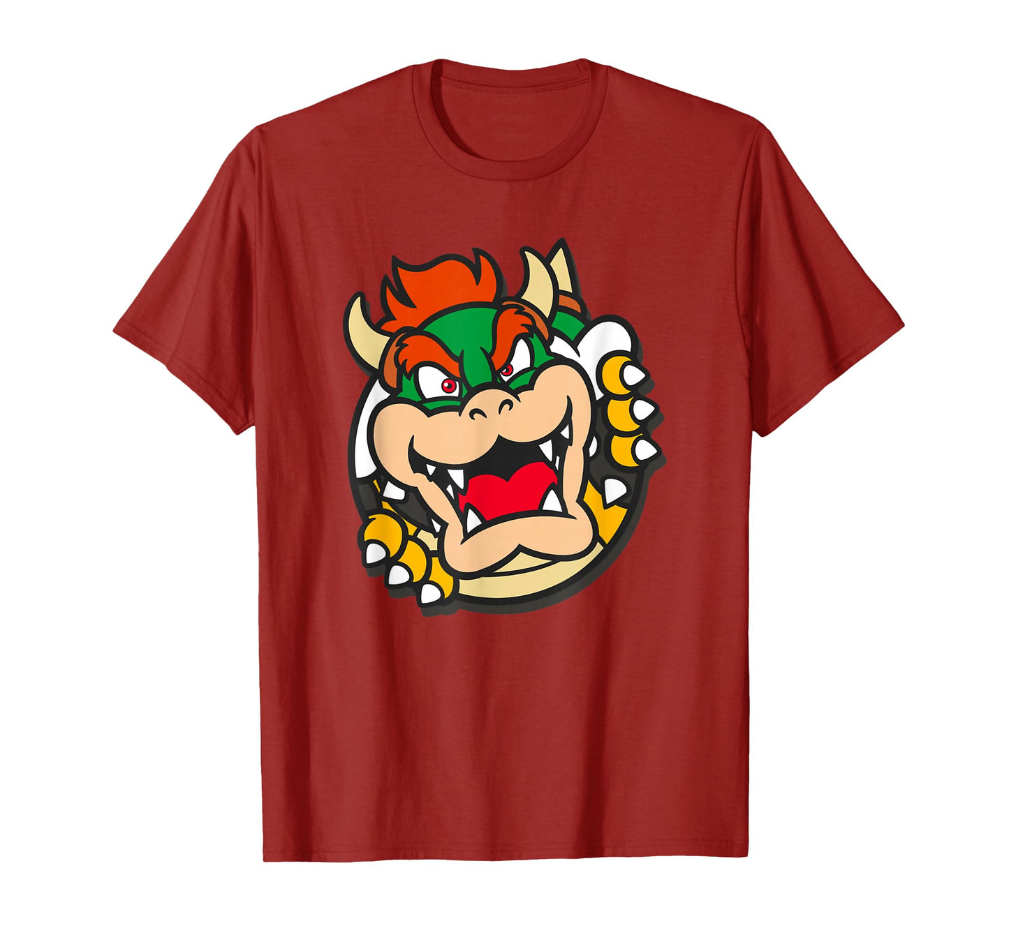 Super Mario Bowser Koopa Pop Out Portrait T-Shirt