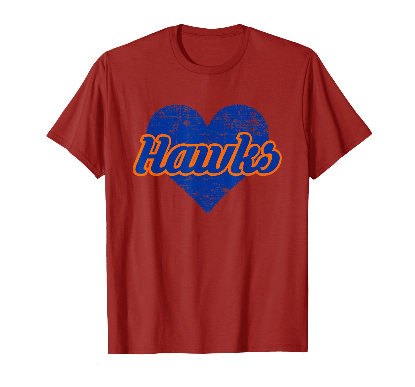 Riverton Hawks Over Heart T-Shirt