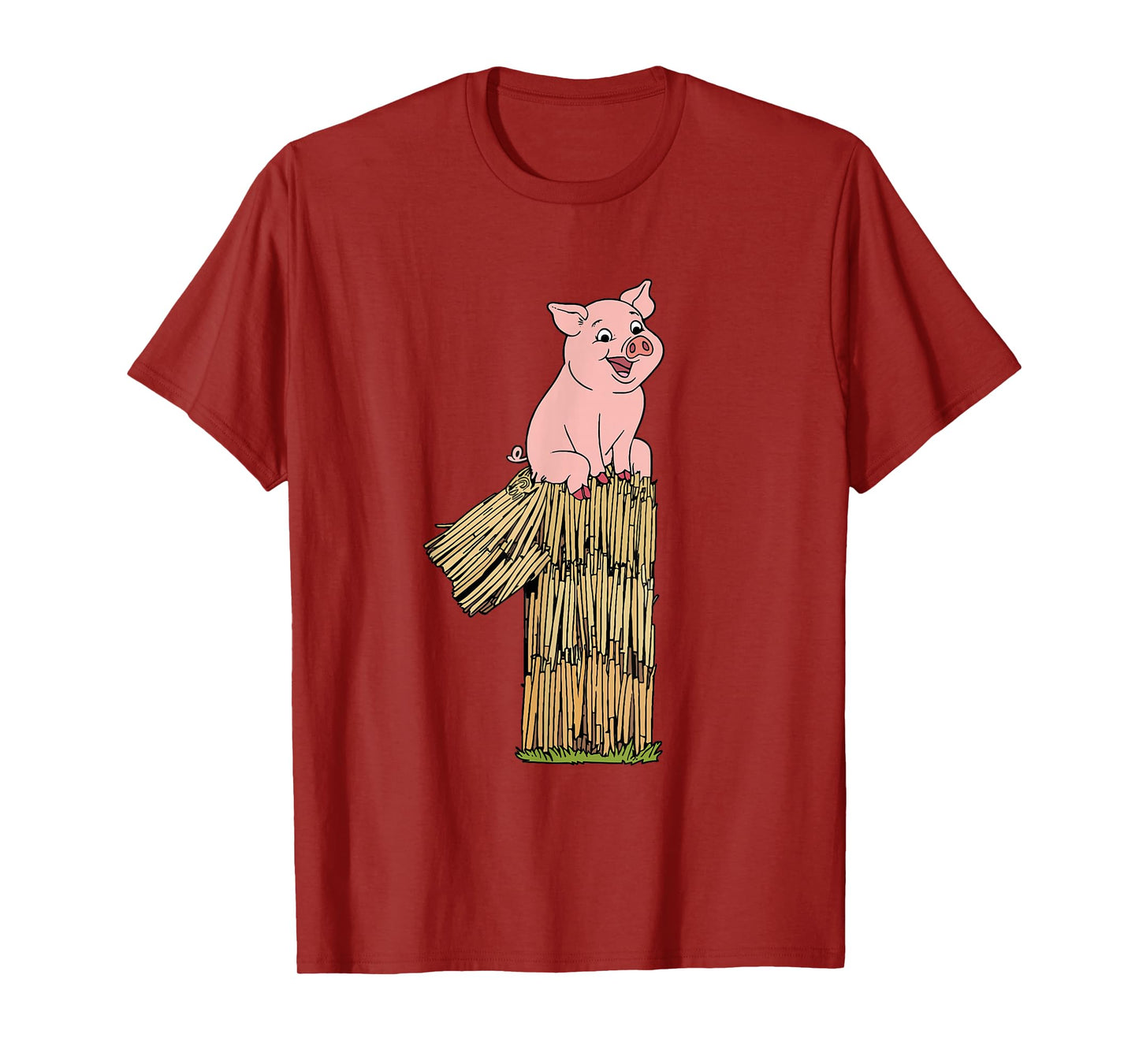 Three Little Pigs Pig 1 Halloween Costume Kids Adults T-Shirt